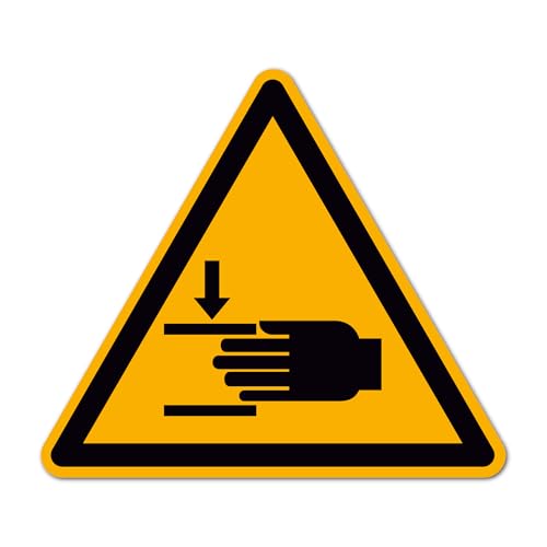 Aufkleber Warnung vor Handverletzung 12 Stück 50mm Aufkleber Warnung vor Handverletzung 12 Stück 50mm von DWH