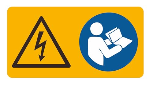 Warnung Aufkleber Einschalten nach lesen der Bedienungsanleitung 14 Stück Warnung Aufkleber Einschalten nach lesen der Bedienungsanleitung 14 Stück von DWH