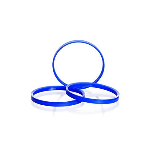 DWK Life Sciences SD-0082 Duran Polypropylen Ausgießring für Weithalsflaschen, 80mm Innen Durchmesser x 6.85mm Höhe, Blau von DWK Life Sciences