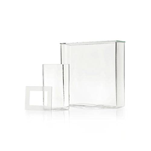 DWK Life Sciences SD-0521 Duran Borosilikat Glas 3.3 Präparatekasten, Mit Aufgeschl Glasplatte, 130mm Länge x 50mm Breite x 130mm Höhe von DWK Life Sciences