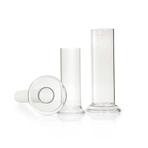 DWK Life Sciences SD-0601 Duran Borosilikat Glas 3.3 Mehrzweckzylinder mit Runder Fuß, Geschliffen, 180ml Kapazität, 40mm Durchmesser x 200mm Höhe, 10 Stück von DWK Life Sciences