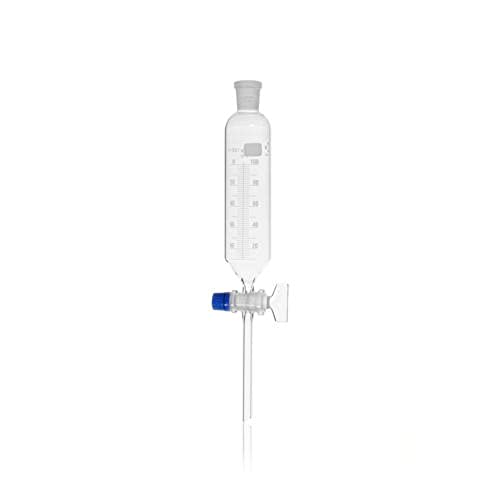 DWK Life Sciences SD-1116 Duran Borosilikat Glas 3.3 Zylindrisch Tropftrichter mit Teilung/NS Hahn und Hahnsicherung, 100ml Kapazität von DWK Life Sciences