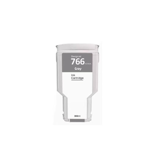 766 Tintenpatrone 300 ml mit vollem Tintenkompatibel mit DesignJet XL 3600 Druckermodelle P2V92A P2V94A P2V89A P2V90A P2V91A P2V93A(300ML GY) von DWOGCEBX