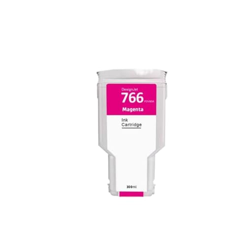 766 Tintenpatrone 300 ml mit vollem Tintenkompatibel mit DesignJet XL 3600 Druckermodelle P2V92A P2V94A P2V89A P2V90A P2V91A P2V93A(300ML M) von DWOGCEBX