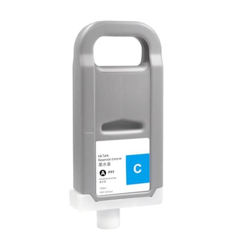 DWOGCEBX 700ml PFI8710 PFI-8710 Kompatible Tintenpatron(PFI-8710C) von DWOGCEBX