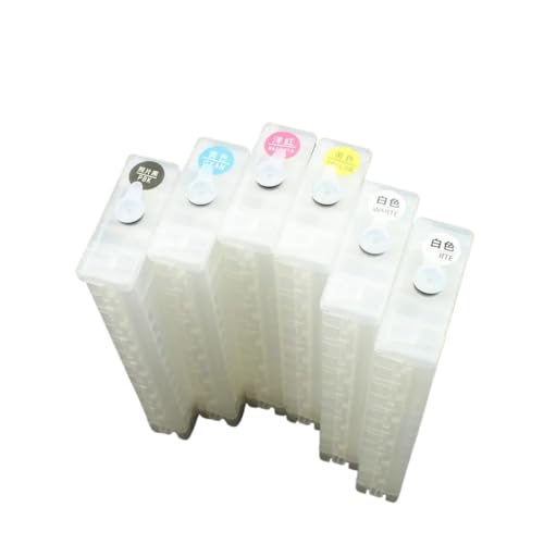 DWOGCEBX Kompatible Leere Nachfüllkartusche mit Chip Kompatibel mit SC-F2100 F2000 F2000 F2100 T7251 T7252 T7253 T7254 T725A-Drucker von DWOGCEBX