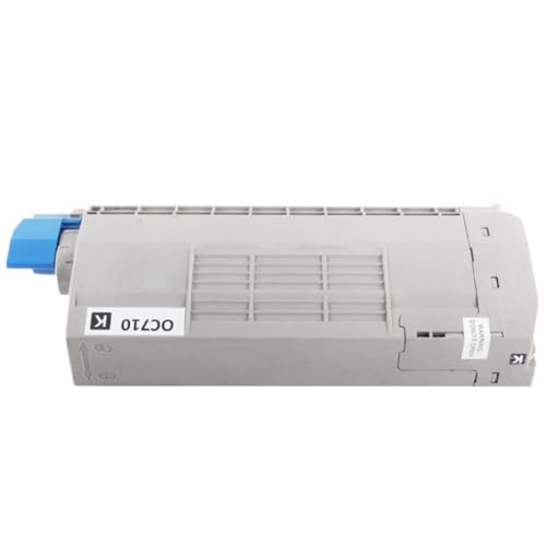DWOGCEBX Kompatible Tonerpulverpatrone für C710 C711 C712 C710N C710DN C711DM C711WT C711N C711DN C712DN Color Drucker Universal Ersatz(Y) von DWOGCEBX