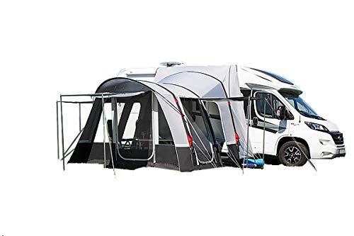 dwt Buszelt Patron Air High HQ, 340x240+60 cm, Texolan 150 HQ, für Camper und Wohnmobilbesitzer, inkl. Zubehör, Größe:F - Flügeltür von DWT