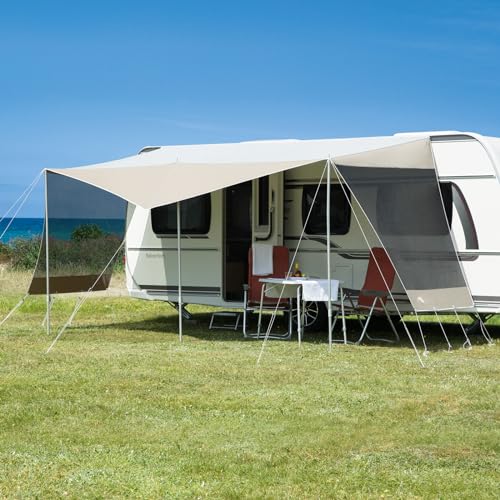 dwt Wohnwagen Sonnendach Coco Wohnwagen 240 cm tief, mit UV-Schutz und Abspannmaterial inkl. Seitenwände aus Mesh-Gewebe, Größe:Gr.2 B/T 410x240+80cm dwt Wohnwagen Sonnendach Coco Wohnwagen 240 cm tief, mit UV-Schutz und Abspannmaterial inkl. Seitenwände aus Mesh-Gewebe, Größe:Gr.2 B/T 410x240+80cm von DWT