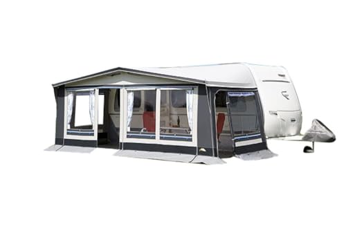 dwt Wohnwagen Vorzelt Polo für Reise- und Saisoncamping, 240 cm Tiefe, hochwertiges und beidseitig kunststoffbeschichtetes Polyestergewebe, 5-teiliges Zelt, Größe:Gr. 16 Umlaufmaß 1001-1030 cm dwt Wohnwagen Vorzelt Polo für Reise- und Saisoncamping, 240 cm Tiefe, hochwertiges und beidseitig kunststoffbeschichtetes Polyestergewebe, 5-teiliges Zelt, Größe:Gr. 16 Umlaufmaß 1001-1030 cm von DWT