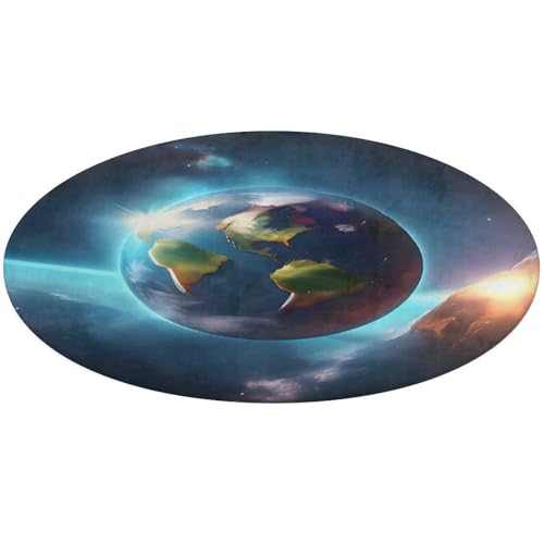 Planet Runder Teppich, weich, saugfähig, Badematte, Eingangsbereich, rutschfest, Bauernhaus, 80 x 80 cm, für Schlafzimmer, Wohnzimmer, Heimdekoration Planet Runder Teppich, weich, saugfähig, Badematte, Eingangsbereich, rutschfest, Bauernhaus, 80 x 80 cm, für Schlafzimmer, Wohnzimmer, Heimdekoration von DWTJKMS