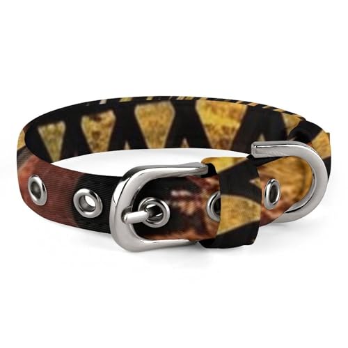 Albany Hundehalsband mit verdeckter Brücke, verstellbar, weich und bequem, Welpenhalsbänder mit Metallschnalle, Haustierhalsband für kleine, mittelgroße Haustiere von DWVSFJM