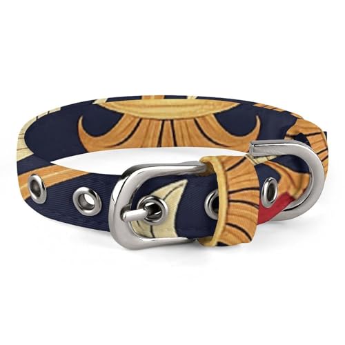 Handgezeichnetes Granatapfel-Hundehalsband, verstellbar, weich und bequem, Welpenhalsbänder mit Metallschnalle, Haustierhalsband für kleine, mittelgroße Haustiere Handgezeichnetes Granatapfel-Hundehalsband, verstellbar, weich und bequem, Welpenhalsbänder mit Metallschnalle, Haustierhalsband für kleine, mittelgroße Haustiere von DWVSFJM