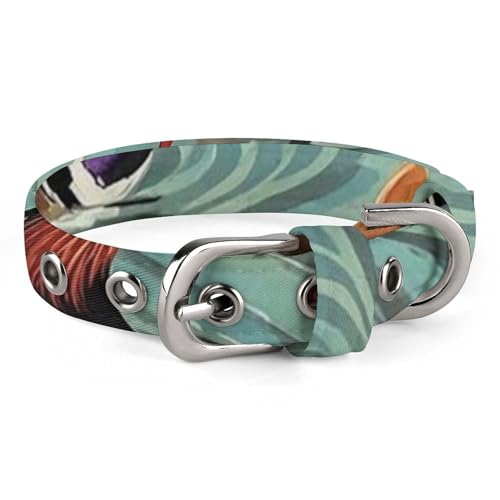 Hundehalsband im chinesischen Stil, Mandarinenenten, verstellbar, weich und bequem, Welpenhalsbänder mit Metallschnalle, Haustierhalsband für kleine, mittelgroße Haustiere von DWVSFJM