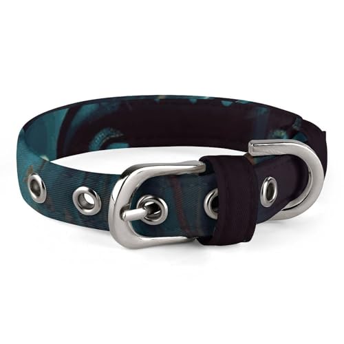 Hundehalsband mit Glühwürmchen und Laterne, verstellbar, weich und bequem, Welpenhalsbänder mit Metallschnalle, Haustierhalsband für kleine, mittelgroße Haustiere Hundehalsband mit Glühwürmchen und Laterne, verstellbar, weich und bequem, Welpenhalsbänder mit Metallschnalle, Haustierhalsband für kleine, mittelgroße Haustiere von DWVSFJM