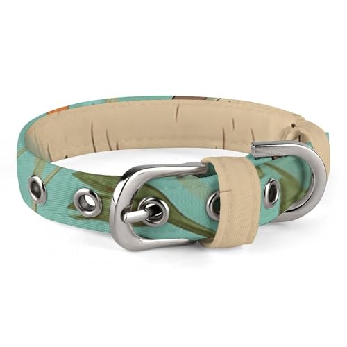 Hundehalsband mit niedlichem Cartoon-Motiv, verstellbar, weich und bequem, Welpenhalsbänder mit Metallschnalle, Haustierhalsband für kleine, mittelgroße Haustiere von DWVSFJM