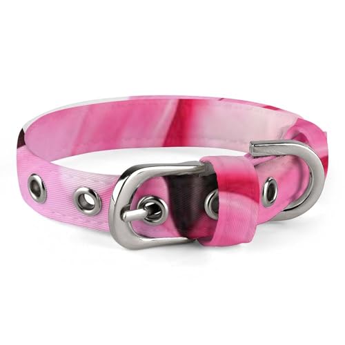 Hundehalsband mit schönen Blumen, verstellbar, weich und bequem, Welpenhalsband mit Metallschnalle, Haustierhalsband für kleine, mittelgroße Haustiere von DWVSFJM