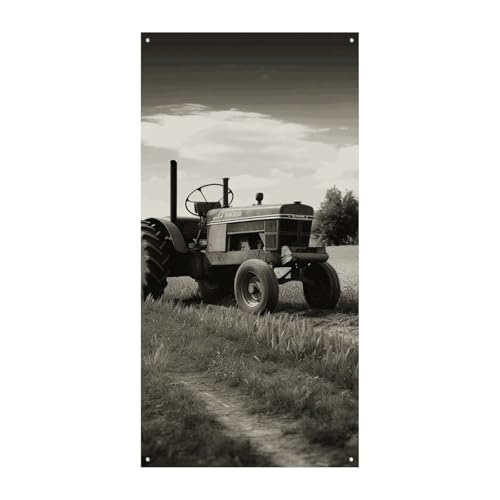 Traktor Landwirtschaft Ruhige Türabdeckung Banner 90 x 180 cm Partybanner saisonales Willkommensschild vertikale Dekoration Türhänger für Veranda, Eingang, Gartendekoration Traktor Landwirtschaft Ruhige Türabdeckung Banner 90 x 180 cm Partybanner saisonales Willkommensschild vertikale Dekoration Türhänger für Veranda, Eingang, Gartendekoration von DWVSFJM