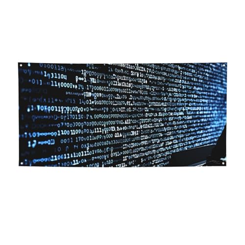 Programmiercode-Banner für drinnen und draußen, Geburtstag, Poster, Party-Dekorationen, Fotohintergrund mit Ösen, personalisiertes Wandbanner Programmiercode-Banner für drinnen und draußen, Geburtstag, Poster, Party-Dekorationen, Fotohintergrund mit Ösen, personalisiertes Wandbanner von DWVTSLH