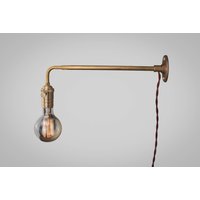 Vintage Industrielle Wandleuchte - Massive Messing Wandlicht Maschine Alter Steampunk Lesen Badezimmer Lampe Vintage Industrielle Wandleuchte - Massive Messing Wandlicht Maschine Alter Steampunk Lesen Badezimmer Lampe von DWVintage