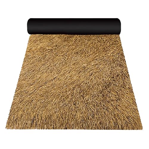 DWZL Synthetische Strohmatten – Künstliches Strohdach für eine Beeindruckende Bali-Villa – wasserdichte & Einfach zu Installierende Terrassenabdeckung mit Tropenflair(Size:1m*10m(3.28 * 32.8ft)) von DWZL