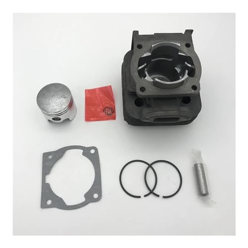 DWZSRJLW 40MM & 44MM Zylinder Kolben Kit 43CC 52CC 1E44F-5 44F-5 44-5 BG520 CG520 CG430 1E40F-5 40-5 Garten Werkzeuge Rebuled Trimmer Teile Ersatzteile(44-5 44mm 4 Ports) von DWZSRJLW