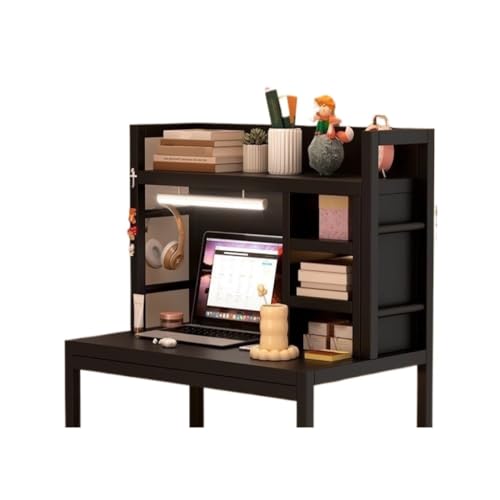 Study Table Bett Computertisch Studentenwohnheim Lazy Table Etagenbett Schreibtisch Notebooktisch Lesetisch aus Schmiedeeisen Schreibtisch(Black) von DWZXL