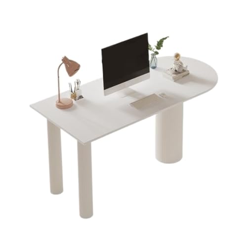 Study Table Slate Island-Schreibtisch for Lesen, Integrierter, Einfacher, Moderner Computer-Büroschreibtisch Und Stuhl, Cremefarbener Stil, Leichter Luxus Schreibtisch(Ed) von DWZXL