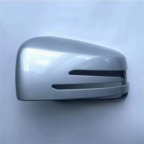 1/2 STÜCKE Rückspiegel Abdeckkappe Shell Für Benz Für ACES GLK CLA Klasse W204 W212 W221 2009-2015 A2128100864 A2128100964(Left-Silver) von DXDQS