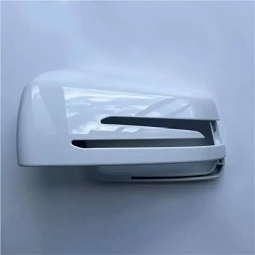 1/2 STÜCKE Rückspiegel Abdeckkappe Shell Für Benz Für ACES GLK CLA Klasse W204 W212 W221 2009-2015 A2128100864 A2128100964(Left-White) von DXDQS