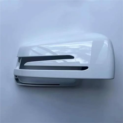 1/2 STÜCKE Rückspiegel Abdeckkappe Shell Für Benz Für ACES GLK CLA Klasse W204 W212 W221 2009-2015 A2128100864 A2128100964(Right-White) von DXDQS
