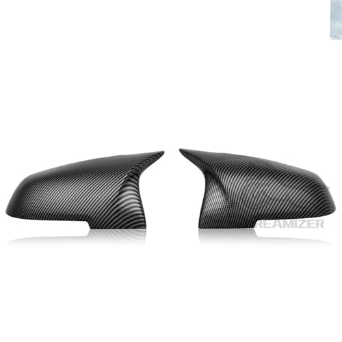 1 Paar Auto-Seitenrückspiegel-Abdeckkappe Für BMW Serie 1 2 3 4 XM 220i 328i 420i F20 F21 F22 F23 F30 F32 F33 F36 X1(GRAY) von DXDQS