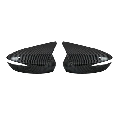 1 Paar Ox Horn Seitenrückspiegel-Abdeckkappen In Schwarz-Carbon-Optik Für Mazda CX-5 2015 2016 CX-4 CX-3 2016 2017 2018(Carbon fiber pattern) von DXDQS