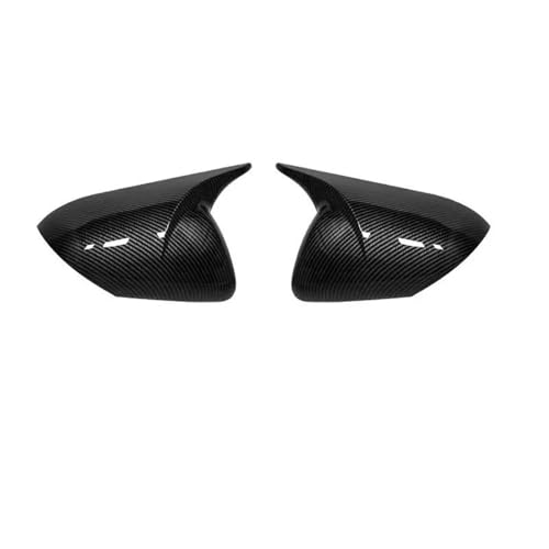 2 Stücke Auto Außenspiegelkappe Shell Gehäuse Außenspiegelabdeckung Für Mazda 3 Für Axela BL 2.0 2009 2010 2011 2012 2013(Carbon fiber pattern) von DXDQS