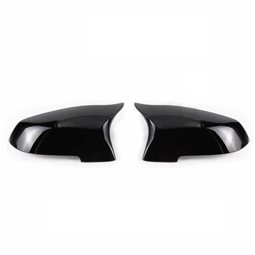 2x Carbon Look Auto Rückspiegel Seitenspiegel Abdeckkappen Für BMW 5 6 7 Serie F10 F11 F18 F07 F12 F13 F06 F01 F02 LCI(Black) von DXDQS