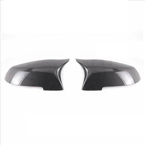 2x Carbon Look Auto Rückspiegel Seitenspiegel Abdeckkappen Für BMW 5 6 7 Serie F10 F11 F18 F07 F12 F13 F06 F01 F02 LCI(Carbon Fiber Look) von DXDQS