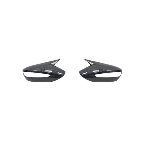 Auto Rückspiegel Abdeckung Für Hyundai Für Sonata DN8 2011-2014 Seite Tür Shell Dekoration Trim Zubehör(Carbon fiber pattern) von DXDQS