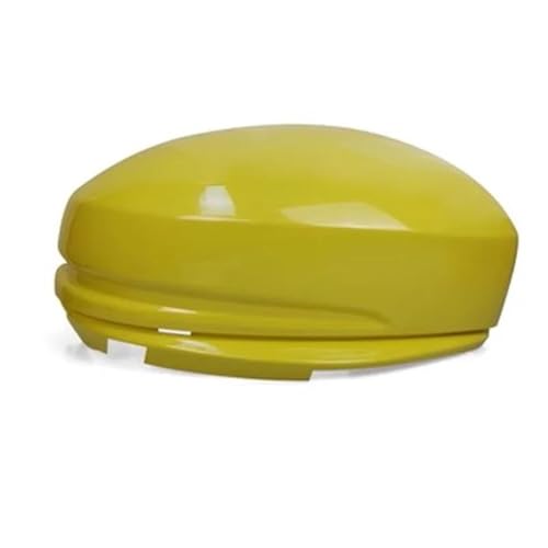 Auto Rückspiegel Abdeckung Shell Seite Spiegel Glas Licht Rahmen Für HONDA Für JAZZ Für FIT Für CITY 2014-2018(Yellow no Hole-RH) von DXDQS