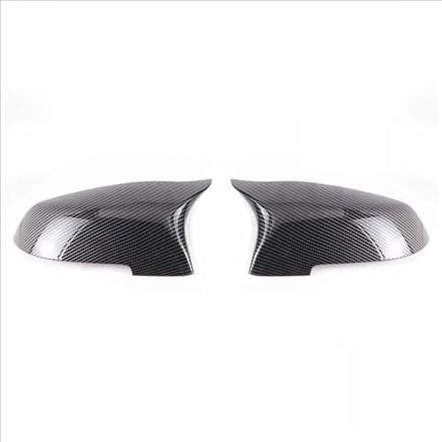 Auto Rückspiegel Seitenspiegel Abdeckkappen Für BMW 5 6 7 Serie F10 F11 F18 F07 F12 F13 F06 F01 F02 LCI(Carbon Fiber Look) von DXDQS