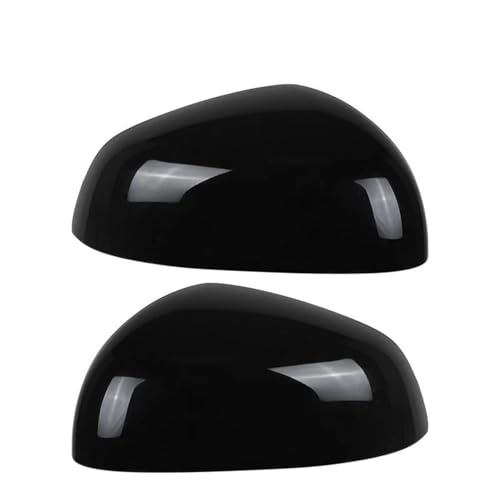 Auto-Seitenspiegel-Abdeckkappe Für Benz Für Smart Fortwo 453 W453 2015 2016 2017 2018 2019 2020 2021 2022 2023 2024(1pair Glossy Black) von DXDQS