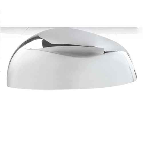 Auto-Seitenspiegel-Abdeckkappe Für Benz Für Smart Fortwo 453 W453 2015 2016 2017 2018 2019 2020 2021 2022 2023 2024(Chrome Left) von DXDQS