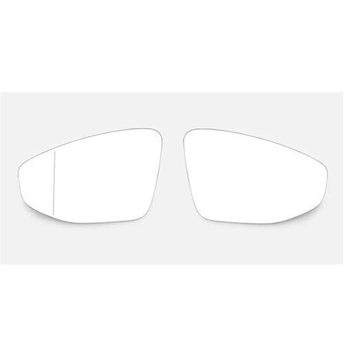 Autospiegel Für Audi A3 2021 2022 2023 Seitenspiegel Reflektierende Linse Rückspiegellinsen Glas Mit Heizung(2PCS left and right) von DXDQS