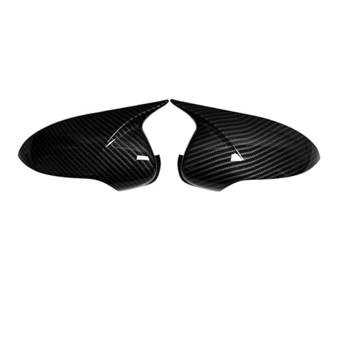 Carbon Fiber Muster Schwarz Seite Spiegel Abdeckung Kappen Kleben Für Benz E-Klasse W211 2006-2008 Auto Teile(Carbon pattern) von DXDQS