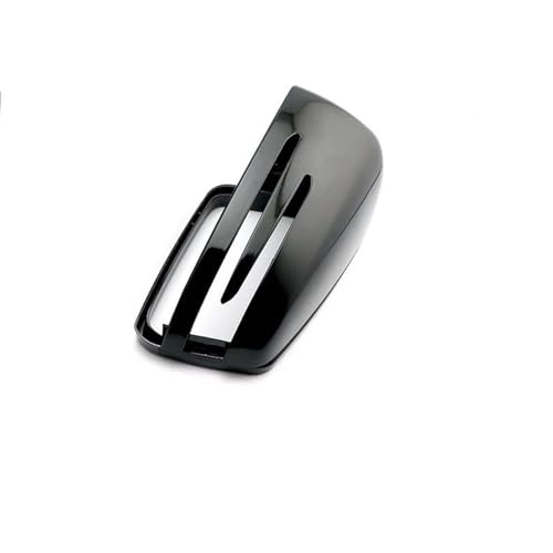 Carbon Fiber Style Schwarze Seitenspiegel-Abdeckkappen Für Benz C W204 E W212 W176 W246 CLS C218 GLA X156(1pc Left) von DXDQS