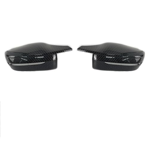 Für 3 5 7 8 Serie G20 G21 G28 320d 330e 330i G30 G38 G11 G12 G15 G16 Auto Seite Flügel Spiegel Abdeckung Rückansicht Kappen(Carbon Pattern) von DXDQS