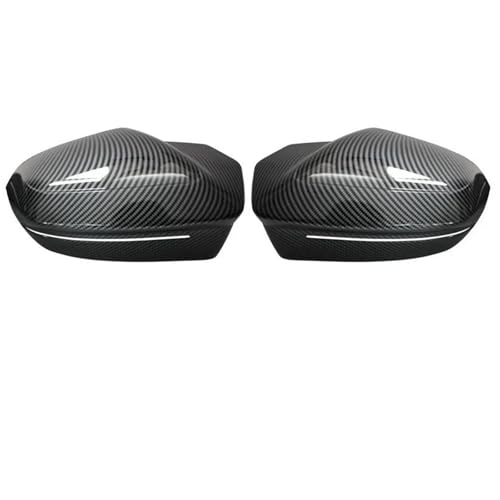 Für 5 Series I5 G60 G68 7 Series I7 G70 X3 G45 M5 G90 LHD Ersatz Carbon Fiber Spiegel Abdeckung Kappe Auto Teile(Carbon Look) von DXDQS