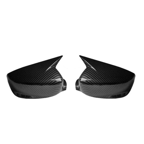 Für Honda Für Accord 9th 2008-2017 Auto Rückspiegel Abdeckung Trim Horn Stil Tür Limousine Carbon Faser Stil Glänzend Schwarz(Carbon Look) von DXDQS