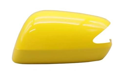 Für Honda Für Fit 2008-2013 Auto Außen Rückspiegel Abdeckung Seite Spiegel Gehäuse Shell Mit Lampe Typ(1pcs latin yellow L) von DXDQS