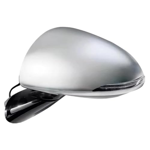 Für Hyundai Für Sonata 2019-2023 Autoseite Externer Rückspiegel Rückspiegel Montage Auto Falten Heizung Spiegel Assy(8 pin Left Silver) von DXDQS