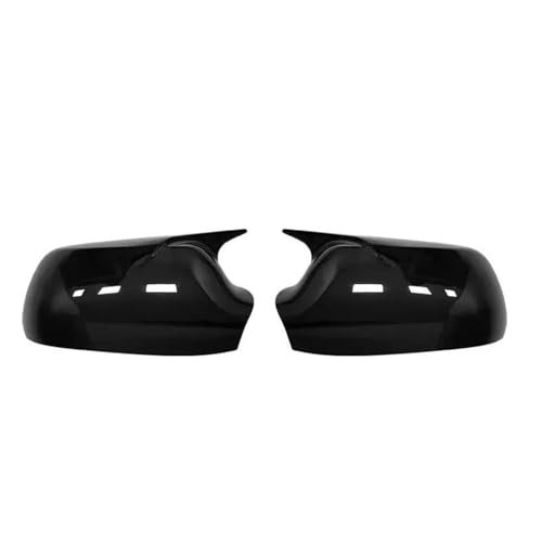 Für Mazda 6 Für Atenza GG 2003-2008 Rückspiegelkappe Tür Außenspiegelabdeckung Shell Außenspiegelgehäuse(Bright black) von DXDQS